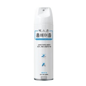 벅스존 홈에어로솔 (500mL) 가정용살충제 프탈트린 d-페노트린 모기 파리살충제 피톤치드향, 10개, 1개입