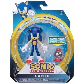 미국 아마존 정품++ Sonic The Hedgehog 10.2cm(4인치) 관절형 액션 피규어 컬렉션 (피규어 선택) (소닉)