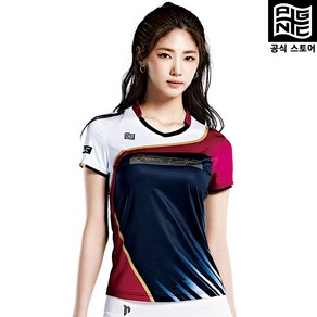 여성 스포츠 기능성 반팔 라운드 그래픽 티셔츠 운동복 상의 탁구 배드민턴 Tennis 요가 필라테스 러닝 등산 캠핑 조깅 2024