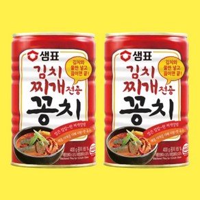 샘표식품 김치찌개용 꽁치 400g 2캔, 2개