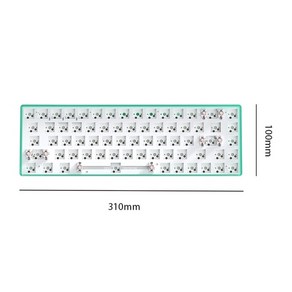 핑크키보드 gmk67 핫 스왑 가능 기계식 키보드 개스킷 키트 rgb 백라이트 블루투스 2.4g 무선 3 모드 맞춤형 키보드 스위치 없음