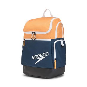 Speedo 대형 팀스터 백팩 35리터, 1SZ, 네이비/라드 옐로우 2.0