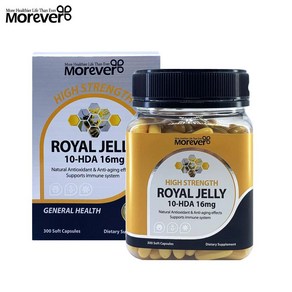 Moeve Royal Jelly 모에버 로얄젤리 10 HDA 16mg 300정, 1개