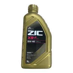 ZIC X9 5W40 1L 가솔린 합성엔진오일 지크X9, 1개, 지크 X9 5W40(가)_1L