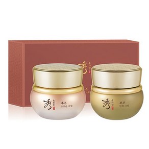 수려한 본 초보습 크림 듀오세트 탄력크림50ml + 초보습크림50ml, 1개