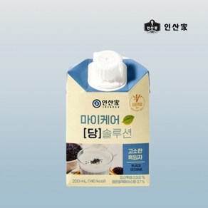 인산가 마이케어 [당]솔루션_ 200ml x 24팩 당뇨식 영양보충식 환자식 당케어 저당식, 24개