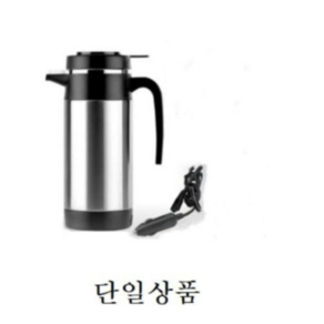 1000ML 스테인레스 스틸 자동차 전기 가열 주전자 커피 차 보온병 물 가열 컵 머그잔 12V 자동차 액세서리 자동차 온수기, 없다