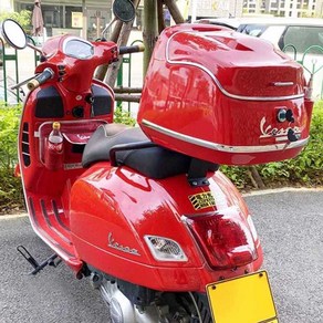 오토바이 트렁크 수납 베스파 탑박스 리어백 VESPA, 1. 베스파 트렁크 민트 그린