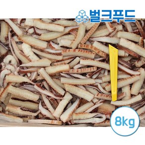 대왕오징어 귀채 8kg 냉동오징어채 수입오징어, 1박스