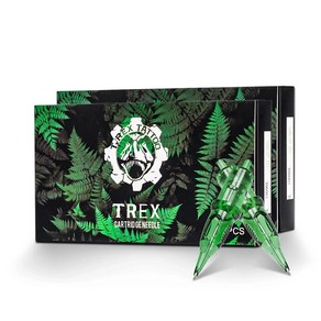 문신키트 타투머신 TREX 카트리지 바늘 20pcs 14RL 3RL 13RM 5RM 일회용 멸균 안전 바늘 카트리지 기계 그립, 1.0801RL 025mm, 1개