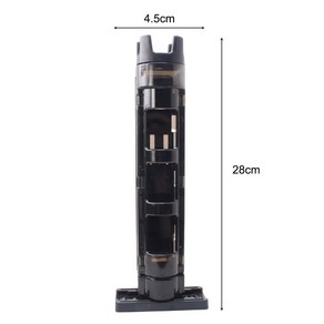낚시아이스박스 미니아이스박스 차량용아이스박스 다기능 낚싯대 미끼 물고기 보관 가방 대용량 루어 활어 양동이 낚시 태클 박스 액세서리, 1) Black Rod Holde, 1개