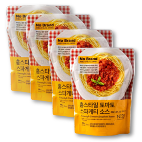 노브랜드 모두가 사랑하는 토마토 본연의 맛 홈스타일 토마토 스파게티 소스 400g