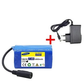 리모컨 RC 낚시 미끼 보트 부품 T188 2011-5 V007 용 배터리 7.4V 12800mAh, 03 1pcs 6800mAh