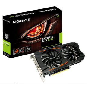 GIGABYTE 지포스 GTX 1050 윈드포스 OC 2GB GDDR5 오버클럭 그래픽 카드