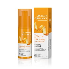 Avalon Oganics Intense Defense 아발론 오가닉스 인텐스 디펜스 비타민C 페이스 세럼 1Fl.oz(30ml), 1개