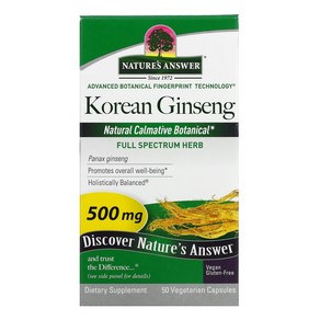 Koean Ginseng 500mg 50 베지캡, 1개, 50정