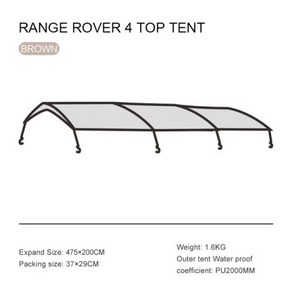 캠핑쉘터캐노피 모비가든 캠핑 LS4 터널텐트 리빙쉘 텐트 대형 장박텐트 초대 공간, 2) Roof