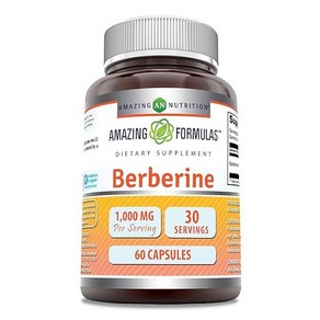 120캡슐 1인분당 베르베린 1000mg, 60.0 Sevings (Pack of 1), 1개