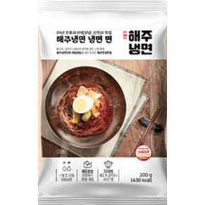 [4팩세트 8인분] 38년 전통 신천맛집 해주냉면 코스트코 마법양념 매운 비빔냉면 불냉면 육수 무절임, 2세트