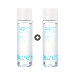 [1+1]퓨어그라운드 아하 바하 파하 데일리 에센스 토너 210ml 2개, 210g