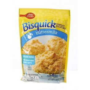 Betty Cocke Bisquick 컴플리트 버터밀크 비스킷 믹스 물만 추가 212.6g7.5온스, 1) Buttemilk - 7.5 Ounce Pack, 1) Buttemilk - 7.5 Ounce Pack, 1) Buttemilk - 7.5 Ounce Pack