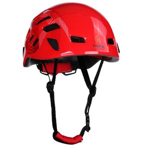 야외 등산 헬멧 등반 카약 Rappelling 색상, 54-62cm, 플라스틱, 레드, 1개