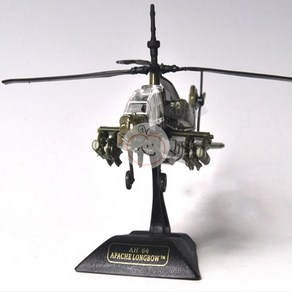 옹심이몰 1/100 보잉 AH-64 아파치 롱보우 헬리콥터 자동차모형장난감