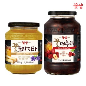 꽃샘 꿀도라지차 580g *꿀대추차 1kg, 1개, 1개