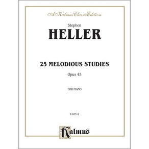 Helle Twenty Five Melodious Studies Opus 45 헬러 25개의 멜로디 연습곡 op. 45 [00-K03512]