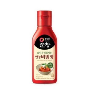 [청정원 순창] 1+1구성!! 사과 토마토를 넣어 상큼한맛!! 만능비빔장(비빔국수)300g 비빔장, 600g, 1개