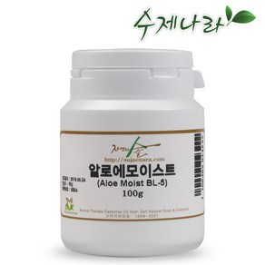 [자연의숲] 알로에모이스트 100g 알로에베라겔 피부진정 수분공급 식물성 보습 컨디셔닝 천연화장품 천연비누 원료 재료 자연의숲, 1개