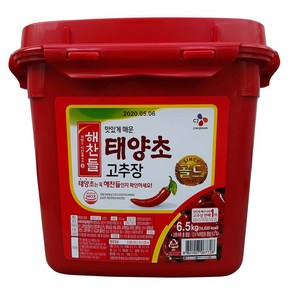 씨제이제일제당 해찬들 해찬들 태양초 고추장 6.5Kg 이강산닷컴, 1개