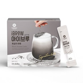 아이브루 흑임자 라떼, 16.5g, 24개입, 1개