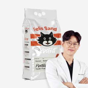 닥터펠리스 고양이 미야옹철 카사바 벤토나이트 펠리스 샌드 프로텍트, 무향, 4개, 4.3kg