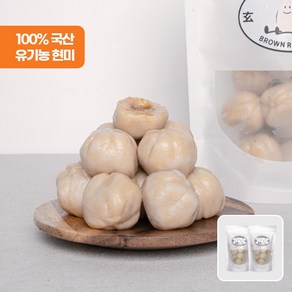 무설탕 유기농 현미 꿀떡 비정제원당 개별포장 식사대용 굳지않는떡, 300g, 2개