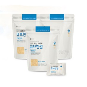 바로 자연 조미료 큐브 한알 해물야채맛 90g, 3개