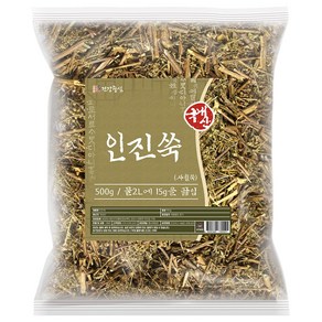 건강중심 국산 인진쑥 사철쑥, 500g, 2개