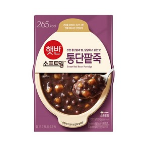 비비고 통단팥죽, 280g, 6개