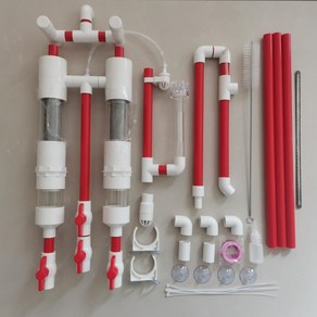 어항 배설물 필터파이트 여과기 오물 필터 외부수조 집똥기 집진기 순환 튜브 외부형 분리기, B 20관 튜브  세트(화이트), 1개