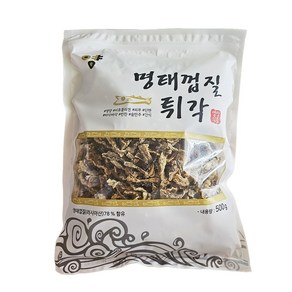 영양식품 바삭바삭한 영양 명태 껍질 튀각 / 동일 명태껍질튀각, 500g, 1개