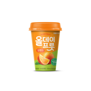 서울우유 올데이프룻 3종 10입, 올데이프룻 오렌지 250ml 10입, 10개, 250ml