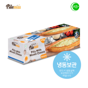 터키산 할랄 피데 혼합 치즈 냉동 Halal Pide with Mixed Cheese Frozen Turkiye