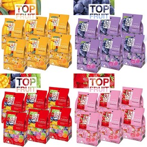 탑젤리 베트남 망고젤리 포도 믹스 딸기 4가지맛 오리지날 TOP FRUIT COOWY 320G X 6, 01.TOP FRUIT COOWY 망고젤리 X 6, 6개