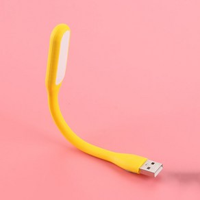 모니터조명 USB LED 책 조명 야간 독서 테이블 램프 휴대용 캠프 노트북 컴퓨터 키보드 보조배터리 5V, 03 Yellow, 1개