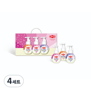 랩신 컬러체인징 포밍 핸드워시 베리향 + 피치향 +포도향 에디션 선물세트 500ml 4세트, 4개