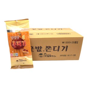 놀부명과 꿀밤맛쫀디기 110g x 25봉 1박스