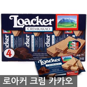 로아커 웨하스 크림카카오 45g 1곽 4개입, 01_B329_로아커크림카카오 4입, 1개