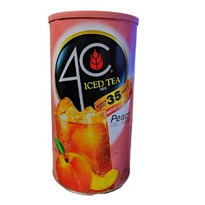 (와이아이몰) 복숭아 분말 아이스티 4C 코스트코 대용량 업소용 가정용 음료 복숭아맛 가루 iced tea, 1개, 1개입, 2.34kg