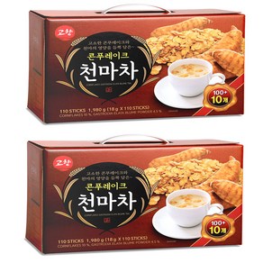 콘푸레이크 천마차 18gx220개+쌍화차15개(증정), 18g, 110개입