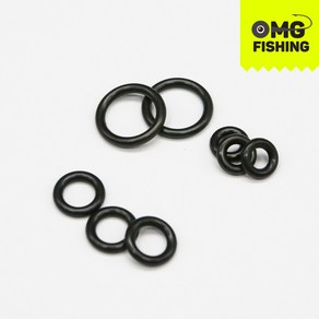 오마이갓피싱 루피의 고무고무 오링 6가지 사이즈 네꼬리그 루어소품, LGO-1(3.8MM), 1개